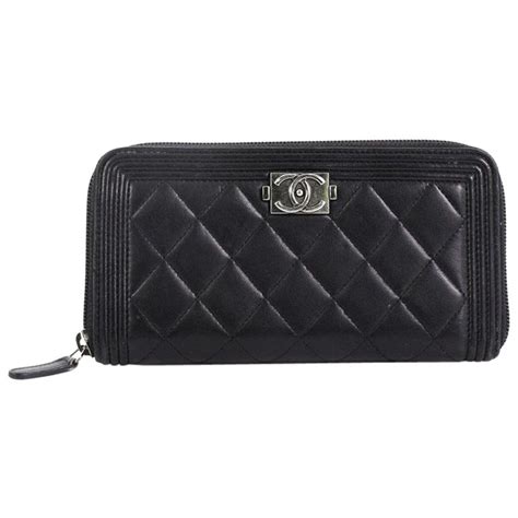 chanel 19 long flap wallet price|Chanel boy zip around wallet.